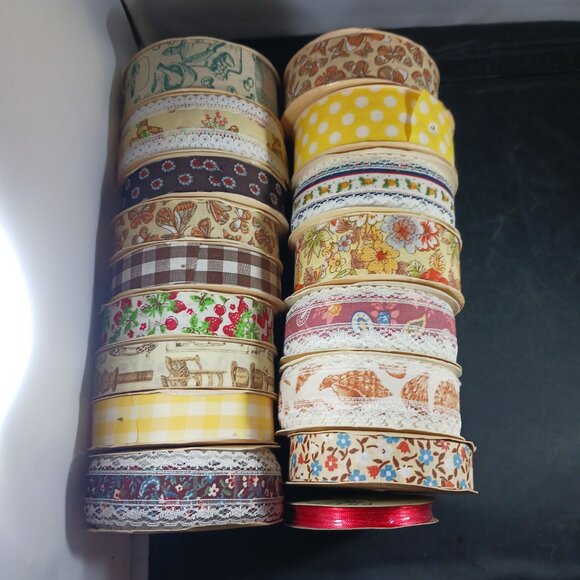 Vintage Other - Vintage Ribbons Lot of 16pcs Multicolor Multitype